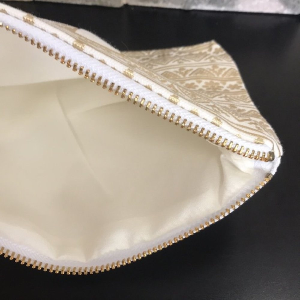 Levtex Monogram Zip Pouch - Metallic - Picture 4 of 5